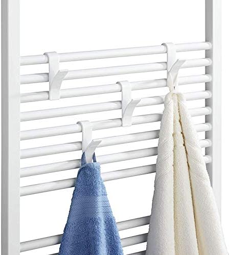 SHOP-STORY - Crochets Porte-Serviette pour Radiateur de Salle de Bain - Pack de 6 - Nail Gallerys