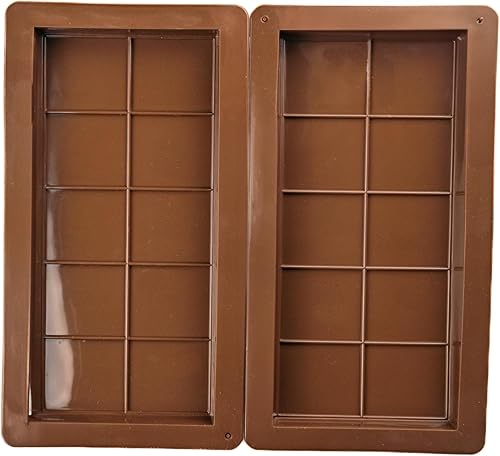 ZECOOK Moule Tablette Chocolat Dubai 2PCS - Moule Silicone Alimentaire sans BPA - Moule Silicone Patisserie antiadhésif & facile à démouler - Moule Chocolat - Nail Gallerys