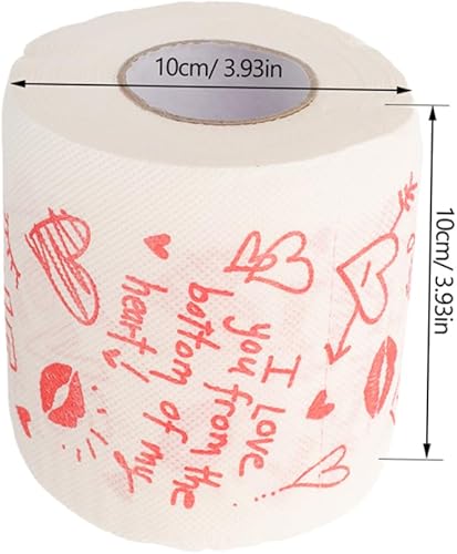 TOVINANNA 2 Pièces Papier Imprimé Saint Valentin de Décoratifs Doux pour Salle de Bain pour Célébrations Spéciaux - Nail Gallerys