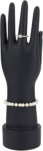 PandaHall Présentoir à main, Organisateur d'affichage de gants Modèle de main Main de mannequin Porte-bracelet à bijoux pour bague, bracelet, gants de mariage, présentoir à bijoux, 7.5x7.5x11cm - Nail Gallerys