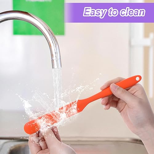 Lot de 5 mini spatules en silicone souple, petites spatules de maquillage à double extrémité, petit grattoir pour bocaux, bouteilles de cuisine, cosmétiques - Nail Gallerys