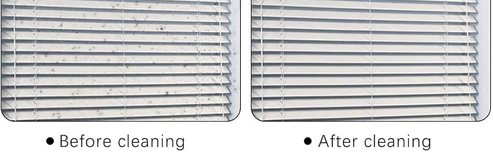 Brosse de nettoyage pour stores vénitiens avec poignée ergonomique pour nettoyer la poussière et les ombres