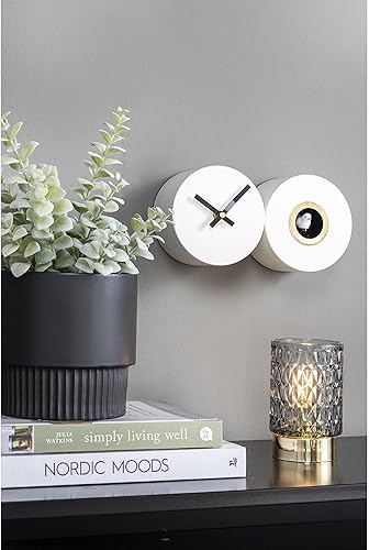 Karlsson KA5789WH Horloge Murale Duo Coucou Blanc - Nail Gallerys