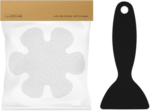 JJ PRIME - 28PCS Anti-dérapant Transparent Adhésive Autocollant pour Salle de Bain Sol, Baignoire, Cuisine, avec Plastique Gratuit Grattoir, Une Meilleure Adhérence pour Plus de Sécurité (Ronde) - Nail Gallerys