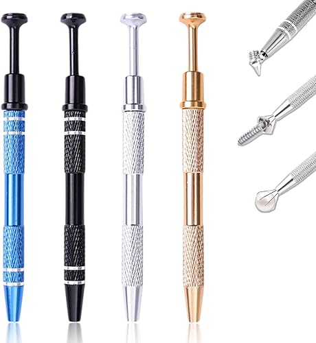 MAEXUS Pince à bijoux avec 4 griffes, outil de pick up, pour bijoux, petites pièces, puces IC, 4 couleurs - Nail Gallerys