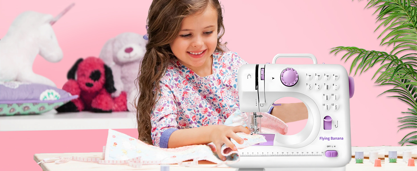 Machine à Coudre Électrique Mini Portable Violet Améliorée