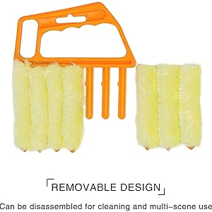 Wet Dry Brosse de nettoyage pour stores vénitiens avec poignée ergonomique