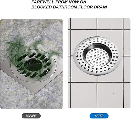 Filtre Evier, 4Pcs Tamis en Acier Inoxydable, Filtre Evier Cuisine, Evier Filtre en Acier Inoxydable, Filtre de Vidange pour Evier, Filtre Anti-Obstruction - Nail Gallerys