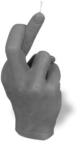 Eurowebb Bougie XXL Main aux Doigts croisés - Nail Gallerys