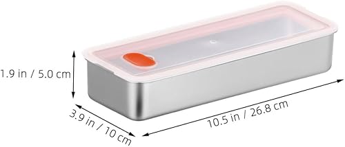 Cabilock Conteneur de Stockage de Viande Inoxydable pour Réfrigérateur Boîte Hermétique pour Bacon Viande Fromage Fruits Réutilisable - Nail Gallerys