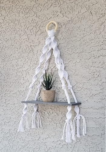 AOKKR Corde Macramé 3mm x 100mm, Fil Macrame de Coton Naturel 4 Brins Torsadé, Ficelle Corde pour Tressée DIY, Décoration Bohême Tapisserie Suspension Plante Coussin Rideau Emballage Cadeau, Blanc - Nail Gallerys