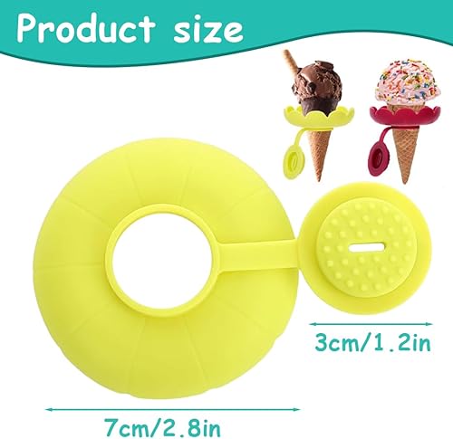 HAMKU 4 pièces Porte-sucettes glacées Anti-goutte en Silicone, réutilisable, antiadhésif pour enfants, support de sucettes glacées, convient à la taille - Nail Gallerys