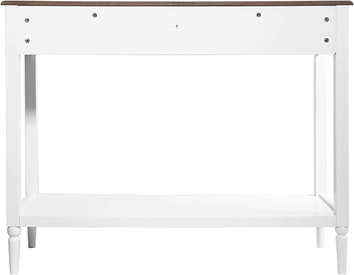 Atmosphera - Console Solen - Blanc et Bois - Nail Gallerys