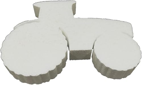 DecoPorex - Tracteur 15 cm de haut polystyrène expansé pour décoration et travaux manuels - 0523 - Nail Gallerys