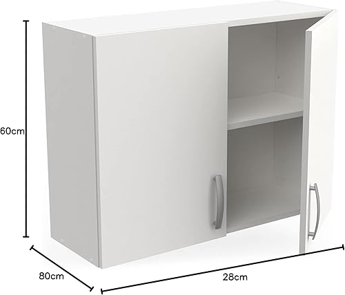 Meuble Haut de Cuisine NOVA –Style Essentiel – Surface Résistante A l’Eau - Fabriqué en France - Nail Gallerys