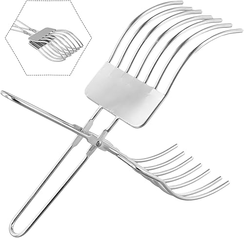 Pince à rôtir en acier inoxydable pour trancher facilement et en toute sécurité - Nail Gallerys