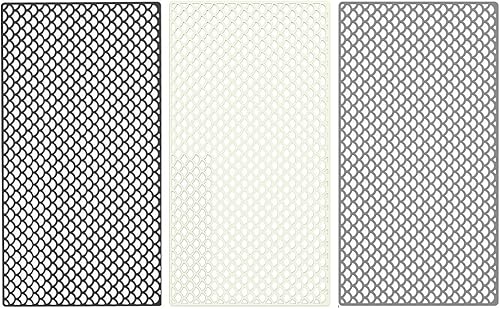 Tapis d'évier de cuisine en silicone 75 x 40 cm - Grande taille - Antidérapant - Résistant à la chaleur - Avec trous d'aération - Blanc - Nail Gallerys