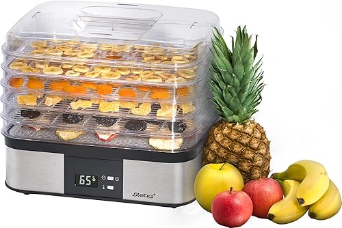 Déshydrateur électronique 5 niveaux Steba 350 W - 05.55.00 ED 5 - ASIN : B00NEKGEUS - EAN : 4056352328404 - Métallique - Nail Gallerys