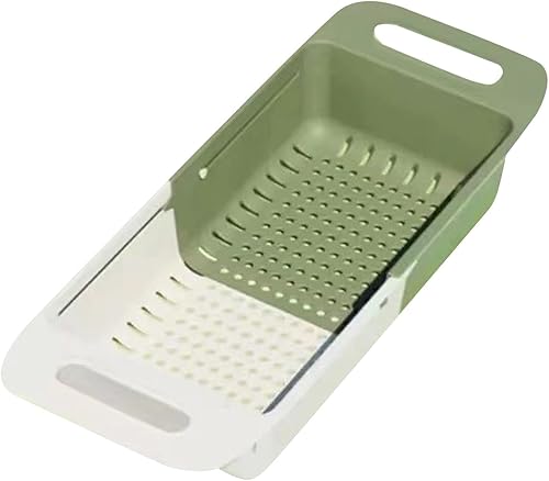 Passoire au-dessus de l'évier - Passoire portable au-dessus de l'évier - Évier à légumes - Laveur à fruits - Panier de vidange pour évier - Panier de vidange pour le lavage des - Nail Gallerys