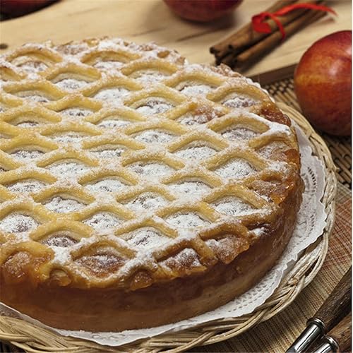 Danfer Rouleau À Losange, Lattice Rouleau Cutter Rouleau À Croisillon pour Pizza Gâteau Tart e Pain Pâtisserie Pâte à Pain Roulette Patisserie Cookie Pie de Cuisine Boulangerie Outil - Nail Gallerys