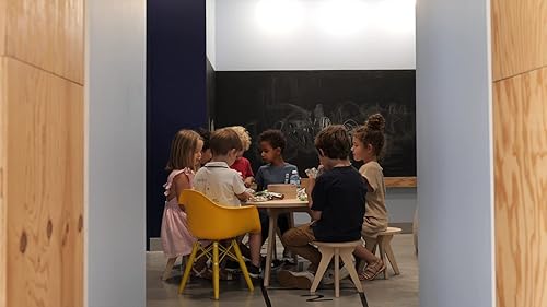 Ensemble Table de coloriage/Table de Dessin en Bois Multifonction pour Enfant + Lot de 4 tabourets en Bois – XXL Edition – DRAWIN’Kids - Nail Gallerys