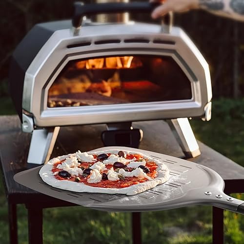 Karboby Pelle à Pizza Perforée, Pizza Paddle en Aluminium Anodisé Dur pour Four pour La Cuisson De Pizzas Maison, Pains, 12 Pouces - Nail Gallerys