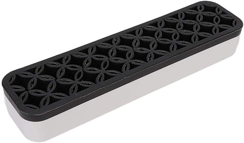 ANGGREK Support pour pinceaux de maquillage, en silicone, multifonction, organisateur de pinceaux de maquillage, noir - Nail Gallerys