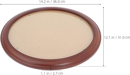 PRETYZOOM Cadre Photo Ovale En Bois Décoration Murale 12 Pouces Style Vintage Ornement Pour La Maison - Nail Gallerys