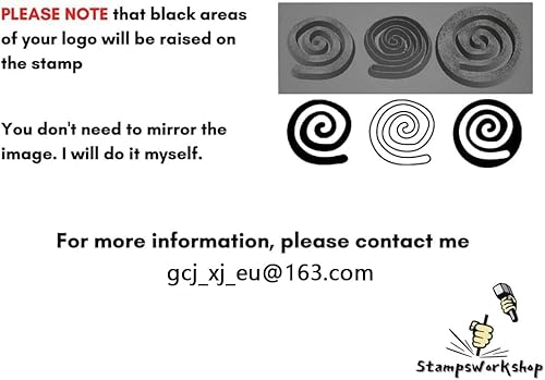 Tampon Métallique Personnalisé - Poinçon En Acier Pour Bijoux, Logo Personnalisé Pour Le Cuir, Marquage En Métal - Nail Gallerys