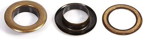 Oeillet en Cuivre et Rondelles en Fer, Rond pour Cuir Scrapbooking Boucle Vêtements Artisanat DIY Remplacement (17mm 20sets) - Nail Gallerys