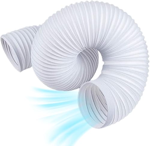 Tuyau Climatiseur Mobile 13 Cm Diamètre, Longueur 300cm, Tuyau Ventilation En Fil D'acier Pp épaissi, Evacuation Climatiseur Mobile Pour Portable Ac, Sèche-Linge, Hotte Aspirante - Nail Gallerys