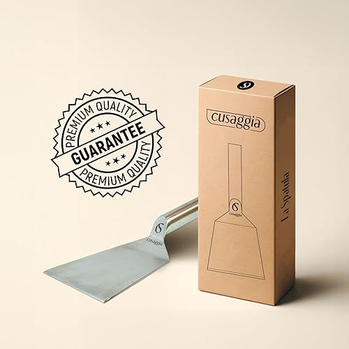 Cussaggia Spatule Plancha Accessoire Barbecue Gaz - Smash Burger - Ustensiles De Cuisine Inox - Accessoires Brasero Grille Exterieur - Spatules Metal Pour Planche Rectangulaire Hamburger Steak - Nail Gallerys