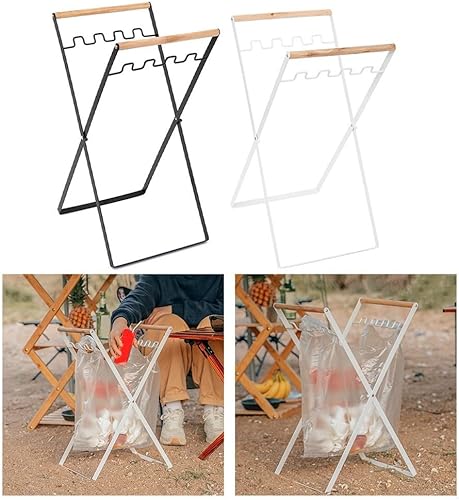 Sac poubelle compact pliable pour feuilles, parfait pour les événements en plein air (blanc) - Nail Gallerys