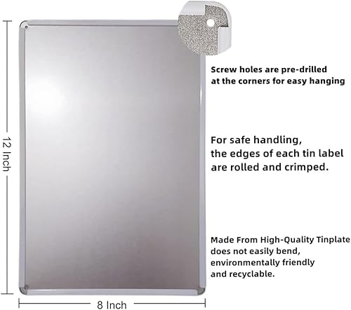 Panneau humoristique en métal avec inscription « Warning This Property Is Protected by Highly Trained Pigeon » - 20,3 x 30,5 cm - Pour pigeon Coop, No Trespassing, décoration de cour, cadeau pour - Nail Gallerys