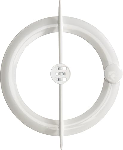 EMBRASSES Metal | 1 Embrasse Métal avec Magnet Central | Blanc - Nail Gallerys