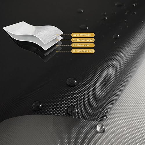 Store Occultant 100% sans Perçage,Occultant Fenêtre Portable Blackout Stores Enrouleur Thermiques pour fenêtre Chambre pour Chambre,Découpable - Nail Gallerys