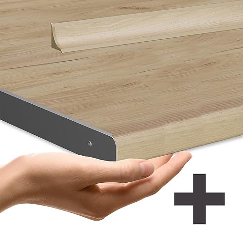 Vicco Cuisine Fame-Line, Chêne doré/Anthracite, 200 cm, PT Chêne - Nail Gallerys