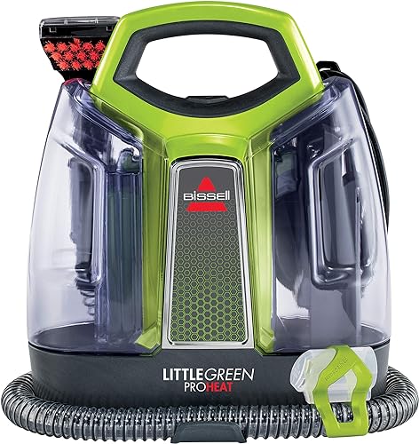 BISSELL Little Green Proheat 2513E Nettoyeur en profondeur portable pour voiture et auto avec outil autonettoyant HydroRinse pour tapis et tissus d'ameublement - Nail Gallerys