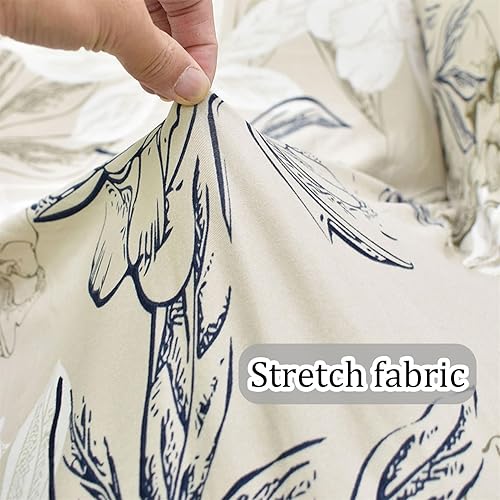 ZGDDPZA Housses de Coussin de siège imperméables pour mobilier de Jardin Extensibles et lavables, Polyester Doux pour terrasse, Balcon ou Salon extérieur (#11,1PC Length 150-190cm) - Nail Gallerys