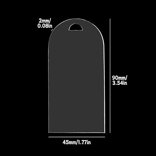 JOJOCY Lot de 50 marque-places en acrylique transparent avec ruban, cartes de mariage pour décoration de table, panneaux réservés - Nail Gallerys