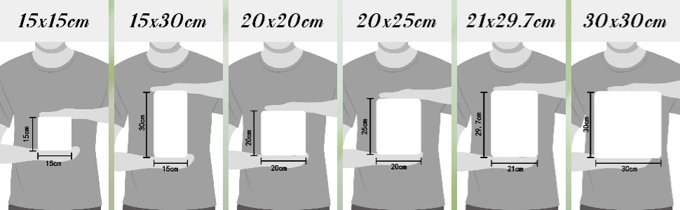 Tableau de comparaison des tailles