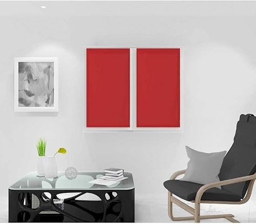 Soleil d'Ocre 042541 Dolly Paire de Brise Bise Polyester Rouge 45 x 90 cm - Nail Gallerys