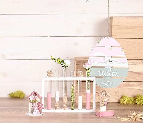 Support en bois VBS « Cube » avec soliflores - Nail Gallerys