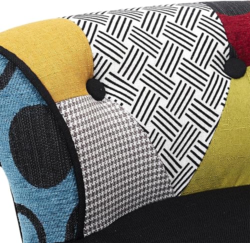 Tabouret Eleonor Patchwork Home Deco Factory - Nail Gallerys