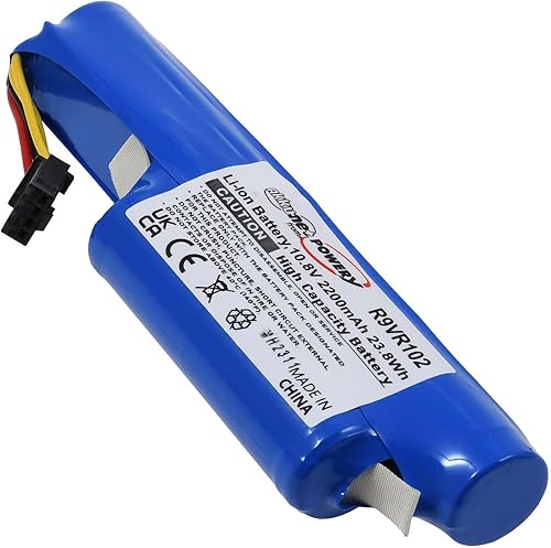 Batterie Li-ion pour aspirateur robot Vileda VR102, Vileda VR ONE, 10,8 V, - Nail Gallerys