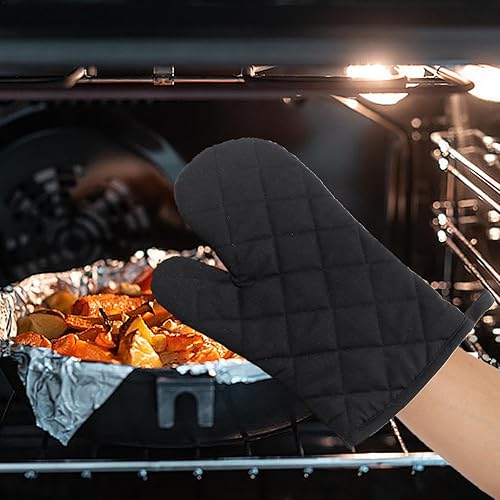Mitaines de four haute température, mitaines de four - Gants longs et épais | Gants de cuisson imperméables et antidérapants, manique de cuisine anti-brûlure, gants de cuisson flexibles, épais, résist - Nail Gallerys
