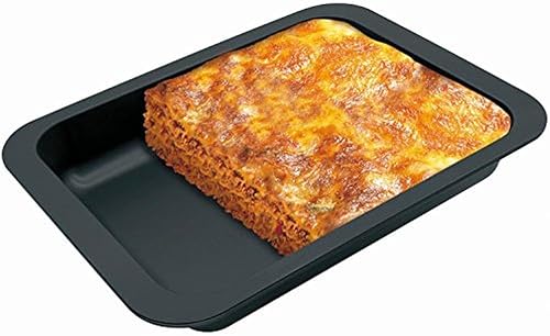 Zenker 6409 Plat à Lasagne 40 x 29 x 6 cm-Anti-adhésif - Nail Gallerys