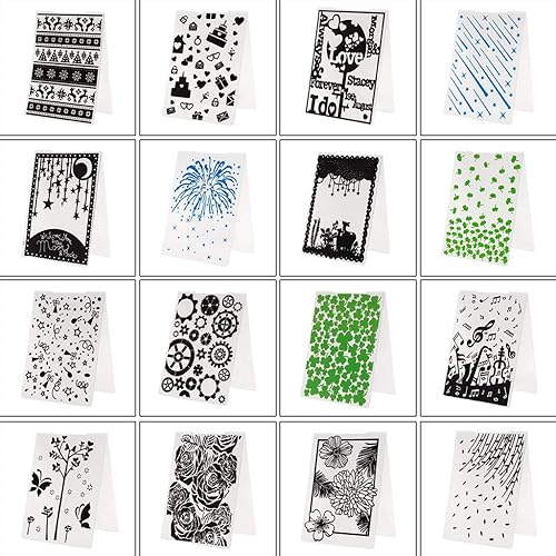 Pochoir à gaufrer en plastique pour scrapbooking, album photo, carte, papier artisanal, note de musique - Nail Gallerys