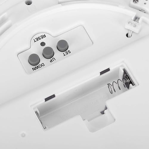 Zerodis Horloge Numérique, Horloge de Douche en Argent pour Miroir de Salle de Bain - Nail Gallerys