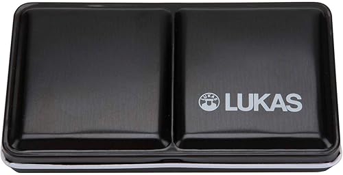 LUKAS 1862 Aquarell - Boîte 12 demi-godets de peinture + 2 palettes - Nail Gallerys